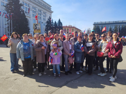 День Победы на площади Советов